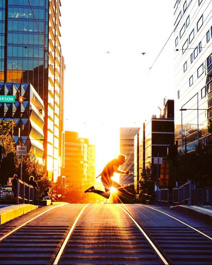 MelbHenge – Melbourne Sunset