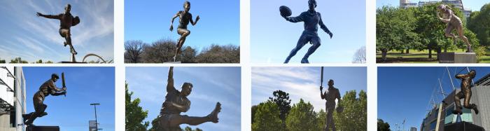 Melbourne Sculptures | Sporting Heroes