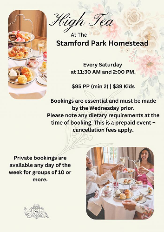 High Tea @ Stamford Park Homestead High Tea @ Stamford Park Homestead
