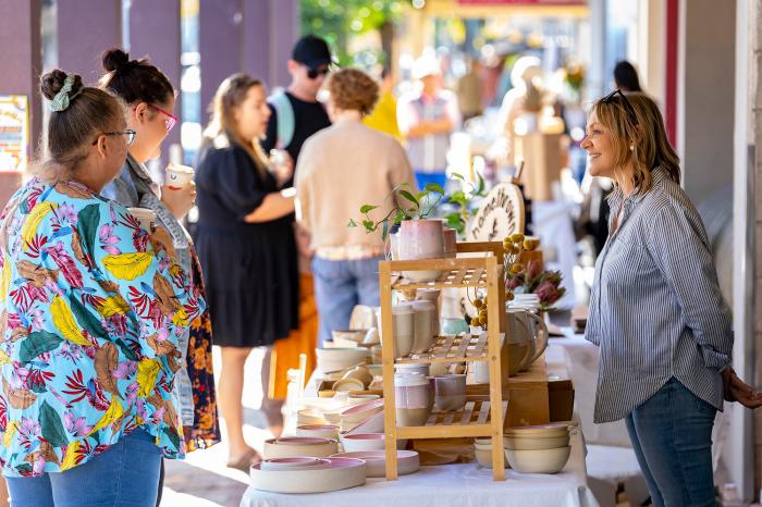Meander Market on Melbourne Street
