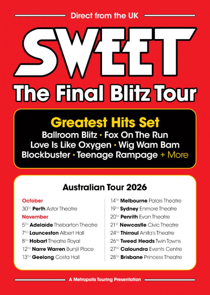 SWEET (UK) The Final Blitz Tour