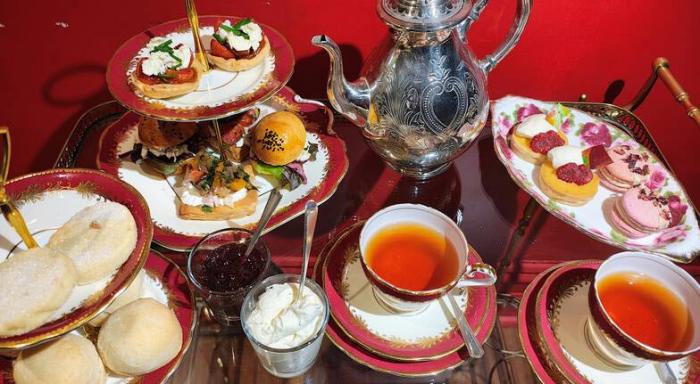 Mamor: Petit High Tea with Bottle of Sparkling For 2