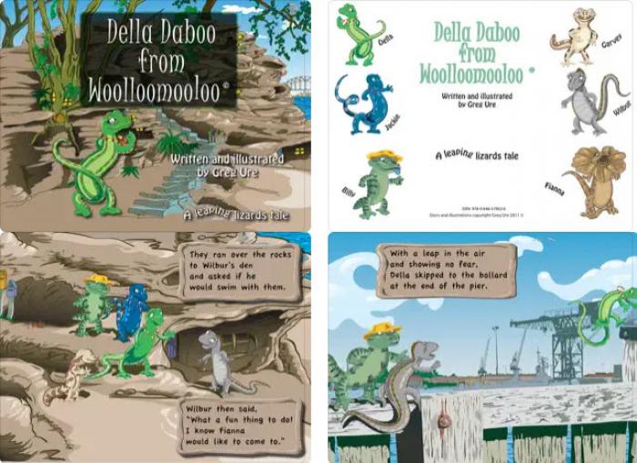 Della Daboo from Woolloomooloo | A Leaping Lizards Tale