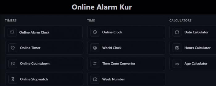 Online Time Tools