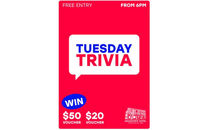 Tuesday Trivia @ Grandview - Fairfield Tuesday Trivia @ Grandview - Fairfield