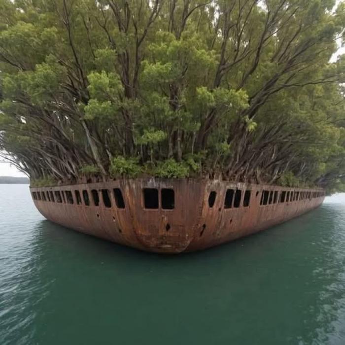 SS Ayrfield: Floating Forest - Unique Natural Wonder