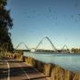 View Matagarup Bridge