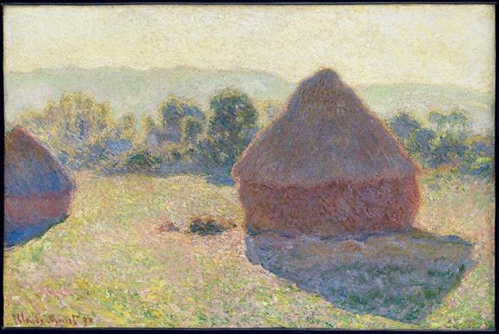 Claude Monet: Haystacks midday