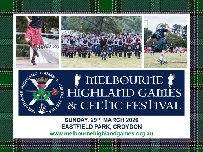 Melbourne Highland Games & Celtic Festival 2026