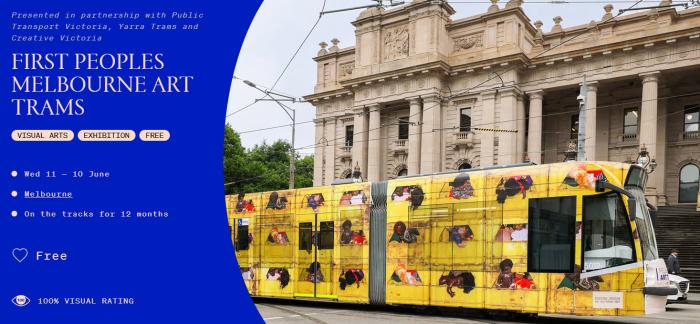First Peoples Melbourne Art Trams 2025