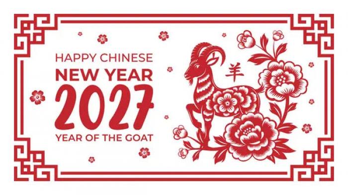 Chinese New Year 2027 | Year Of GOAT