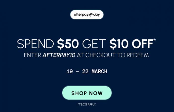 Booktopia | Afterpay Sale - Spend $50 Save $10 