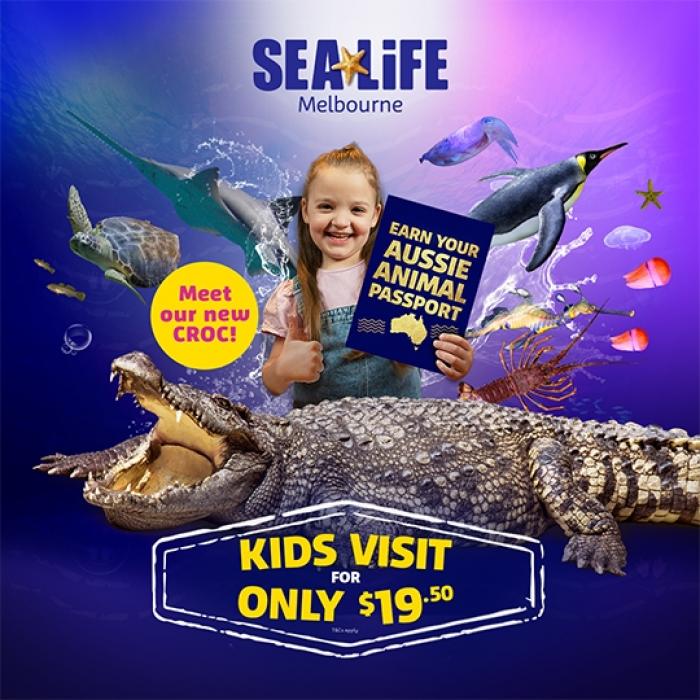 Kids Visit For Half Price @ Sea Life Melbourne Aquarium
