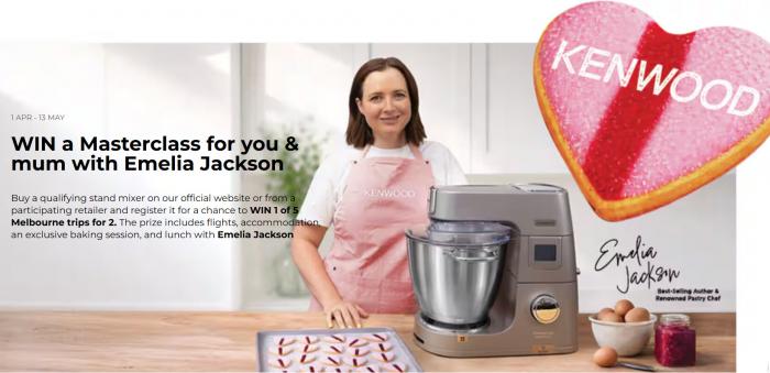 Win a Mother's Day Baking Masterclass with Emelia Jackson