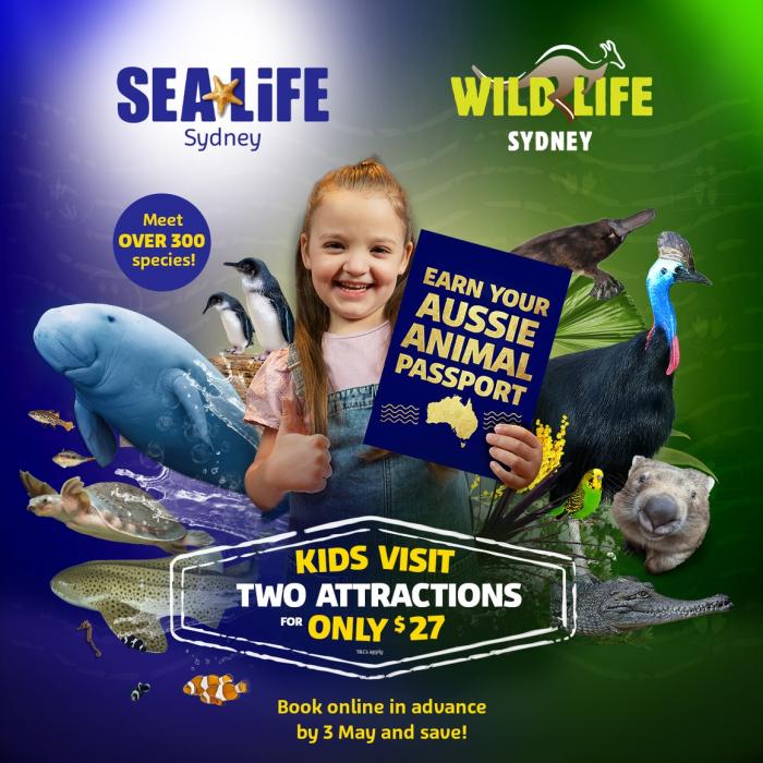 WILD LIFE Sydney Zoo | Kids Visit 2 Attractions For Half Price