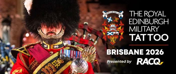 The Royal Edinburgh Military Tattoo arrives February 2026
