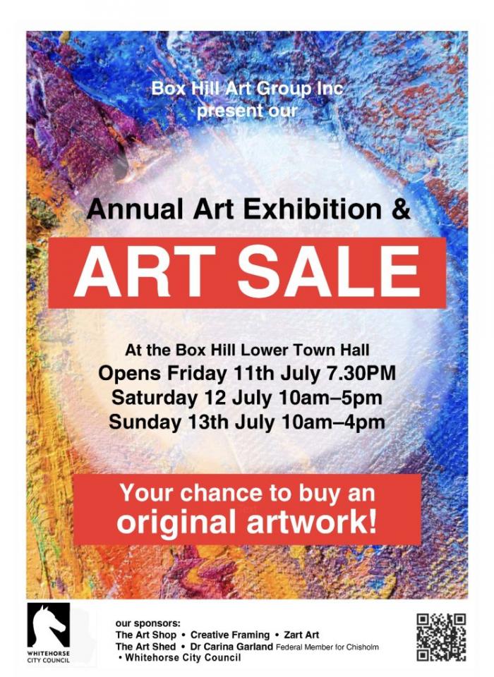 Box Hill Art Group - 73rd Annual Art Exhibition 2025 Box Hill Art Group - 73rd Annual Art Exhibition 2025
