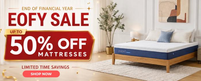 OneBed Mattress: EOFY Sale - UP TO 50% OFF