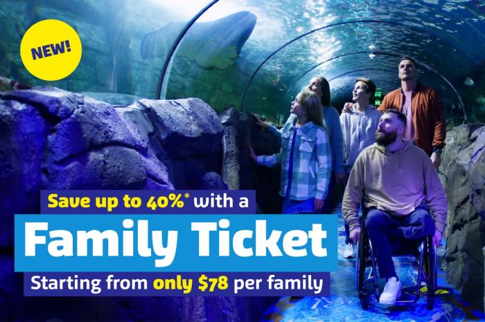 Sea Life Sydney Aquarium | Family Ticket: Up to 40% off