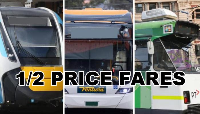 Public Transport | 1/2 Price
