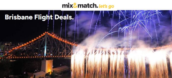 Mix & Match AU: Flight Sale - $30 OFF Flights to Brisbane