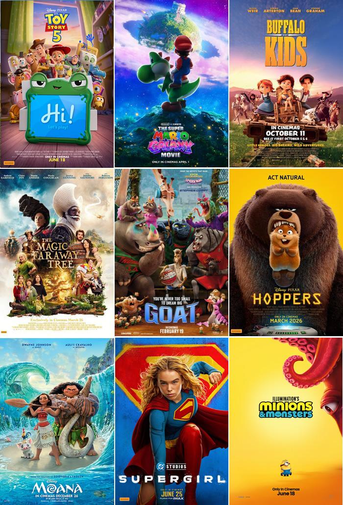 Kids Movies Guide: School Holidays
