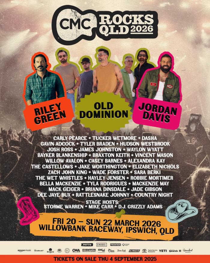 CMC Rocks QLD 2026 - Country Music Festival CMC Rocks QLD 2026 - Country Music Festival