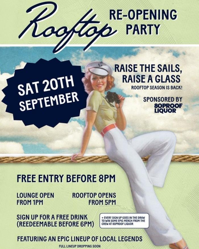 Rooftop Reopening Party at Sailors' Rest Rooftop Reopening Party at Sailors' Rest
