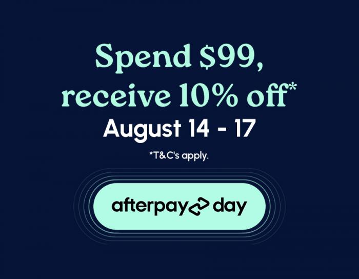 Booktopia: Afterpay Day Sale - 10% Off