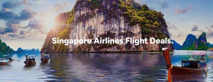 Singapore Airlines Sale: Flights from $645 Return - Mix & Match AU Singapore Airlines Sale: Flights from $645 Return - Mix & Match AU