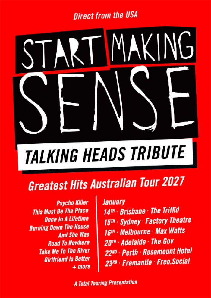 Start Making Sense: Talking Heads Tribute