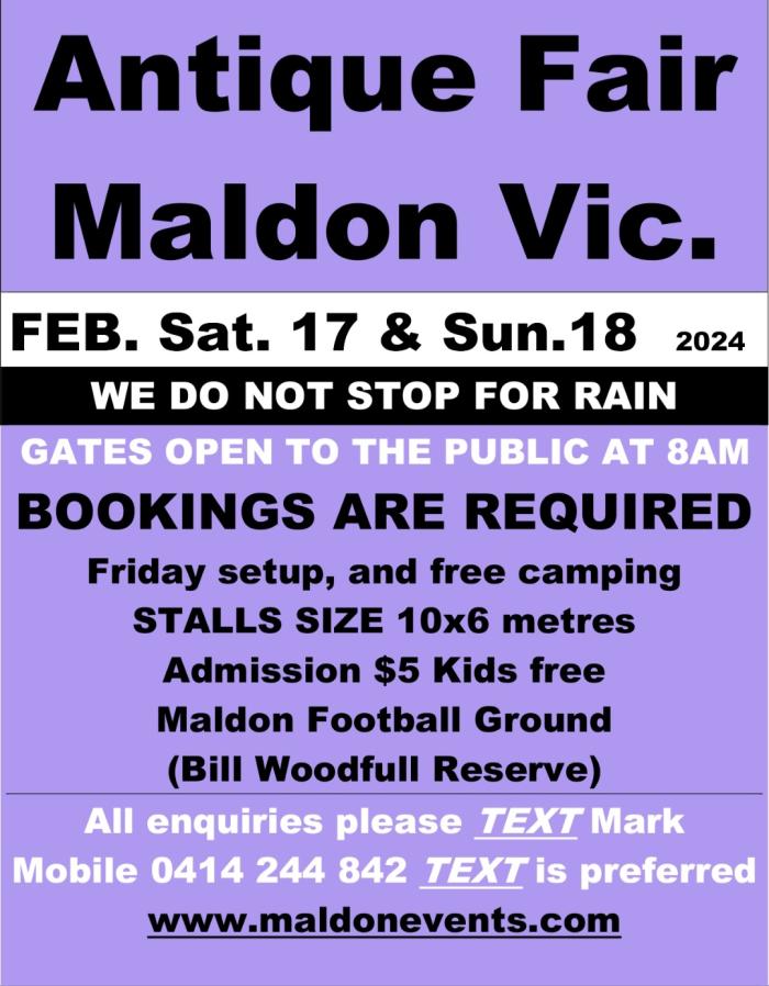 Maldon Antique Fair 2025