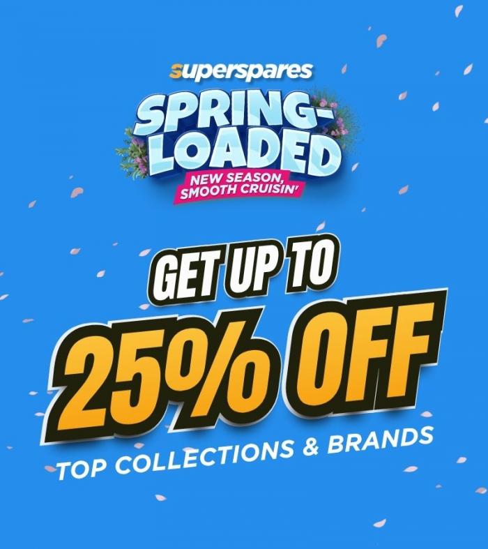 Superspares: 25% Off Sale this October 