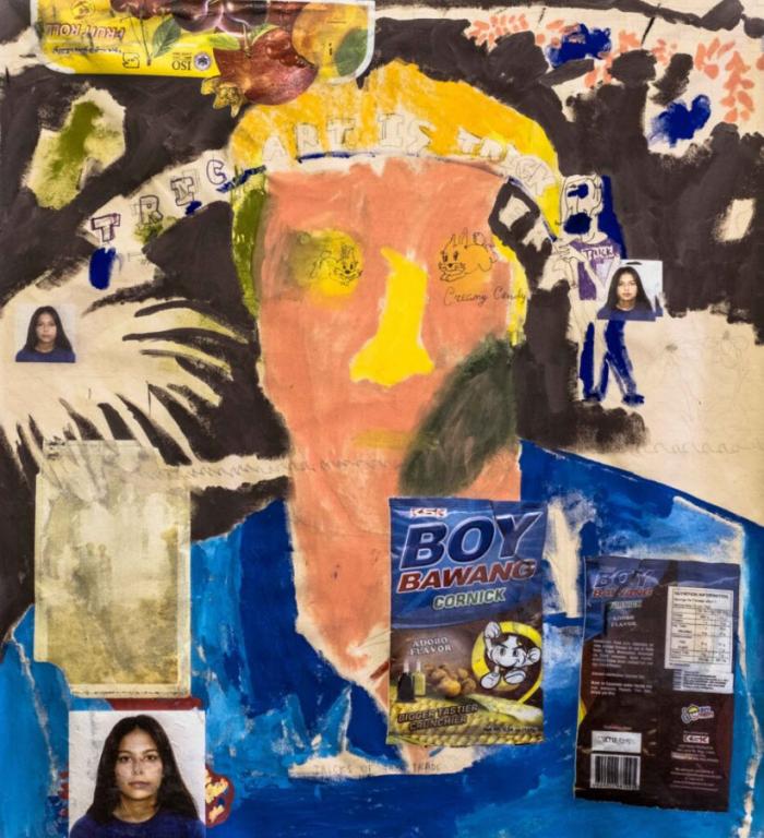 Aida Azin: Brown Pillars II