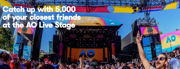 AO Live Stage 2026 - Australian Open