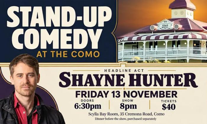 Shayne Hunter | Stand-Up Comedy at the Como