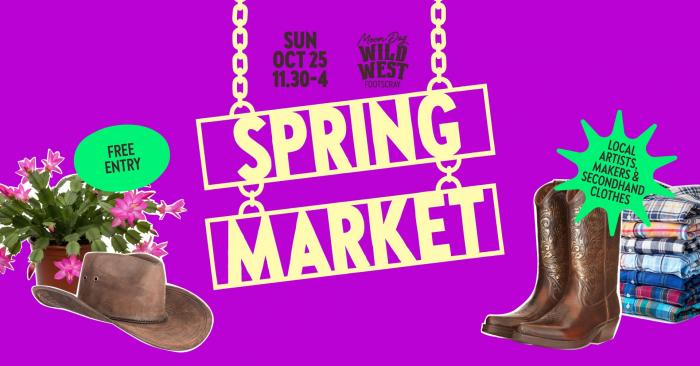 Spring Market at Moon Dog Wild West