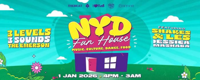 NYD FUNHOUSE 2026 feat Shakes + Les & Jessica Mashaba