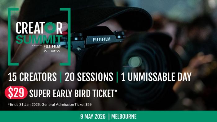 Fujifilm Australia: Creator Summit 2026