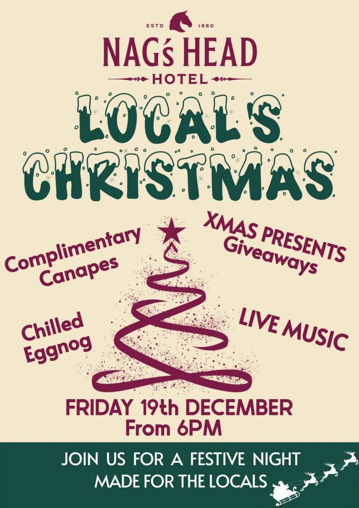 Local's Christmas at Nags Head Hotel - Glebe Local's Christmas at Nags Head Hotel - Glebe